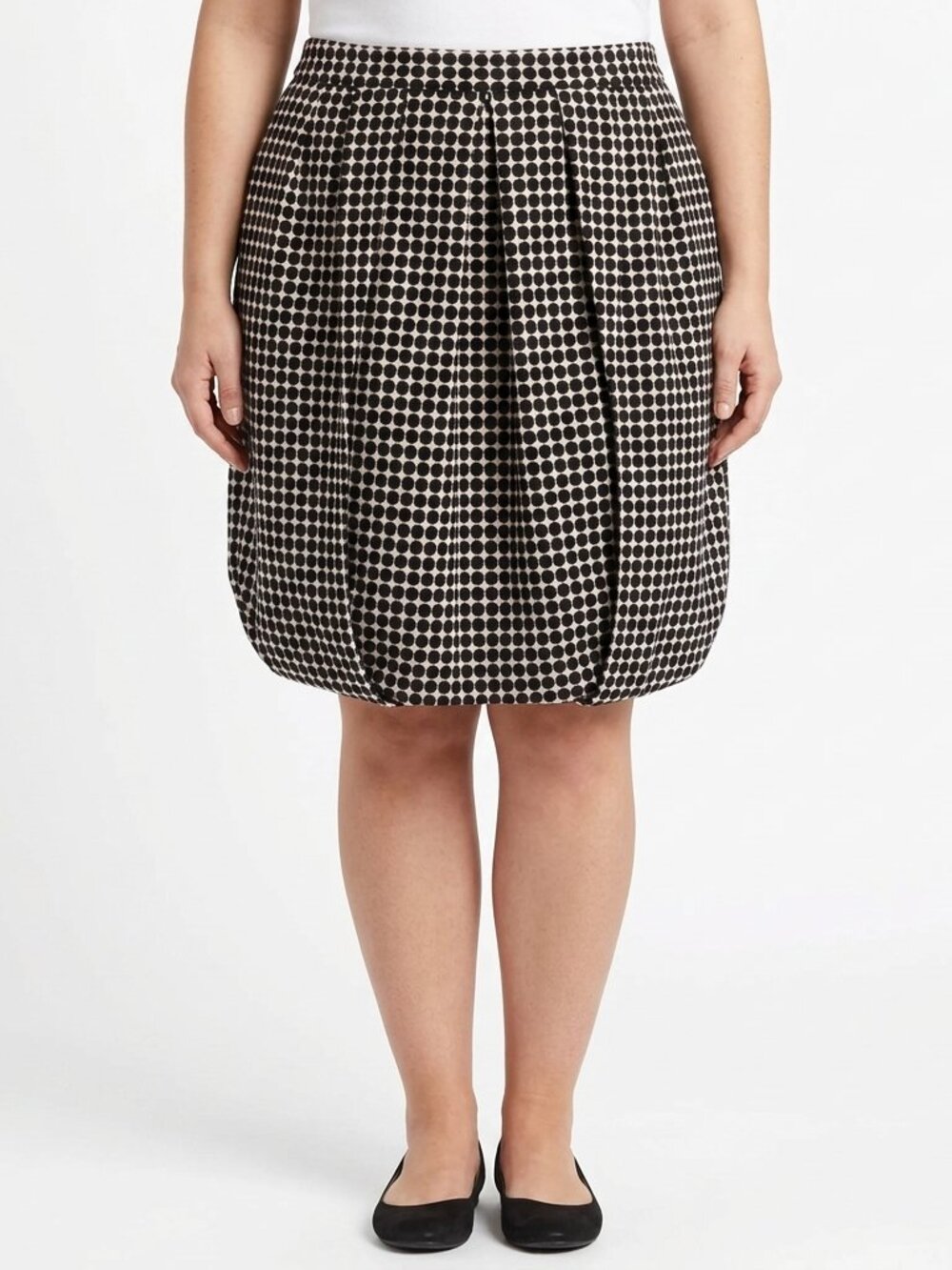 Essentials by ABS Bubble Hem Pleated Skirt NEW- Sz. 14
